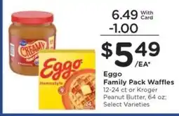 Kroger Eggo Family Pack Waffles offer