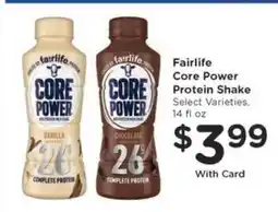 Kroger Fairlife Core Power Protein Shake offer
