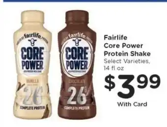 Kroger Fairlife Core Power Protein Shake offer
