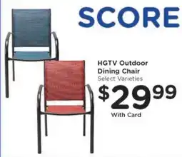 Kroger HGTV Outdoor Dining Chair offer