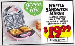 Ollie's WAFFLE SANDWICH MAKER offer