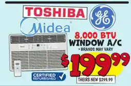 Ollie's 8, 000 BTU WINDOW A/C offer