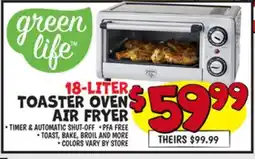 Ollie's 18-LITER TOASTER OVEN AIR FRYER offer