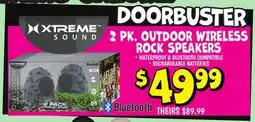 Ollie's 2 PK. OUTDOOR WIRELESS ROCK SPEAKERS offer