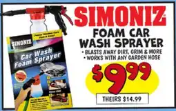 Ollie's FOAM CAR WASH SPRAYER offer