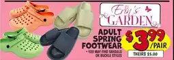 Ollie's ADULT SPRING FOOTWEAR offer