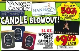 Ollie's 24 OZ. WOODEN WICK CANDLES offer