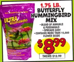 Ollie's ULTRA WILDFLOWERS 1.75 LB. BUTTERFLY HUMMINGBIRD MIX offer