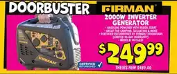 Ollie's 2000W INVERTER GENERATOR offer