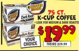 Ollie's 75 CT. K-CUP COFFEE offer