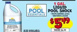 Ollie's 1 GAL. LIQUID POOL SHOCK offer