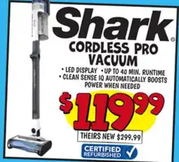 Ollie's CORDLESS PRO VACUUM offer