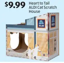 Aldi Heart to Tail ALDI Cat Scratch House offer