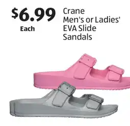 Aldi Crane Men's or Ladies' EVA Slide Sandals offer