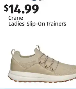 Aldi Crane Ladies' Slip-On Trainers offer