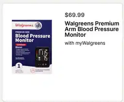 Walgreens Walgreens Premium Arm Blood Pressure Monitor offer