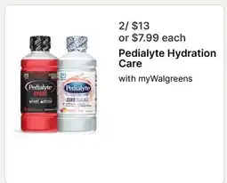 Walgreens Pedialyte Hydration Care offer