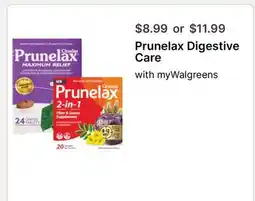 Walgreens Prunelax Digestive Care offer