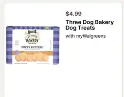 Walgreens Three Dog Bakery Dog Treats offer