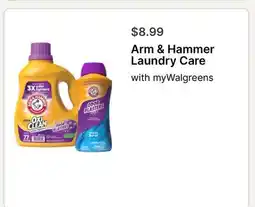 Walgreens Arm & Hammer Laundry Care offer