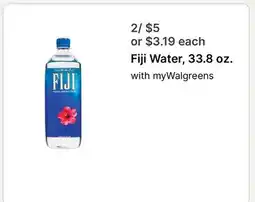 Walgreens Fiji Water offer