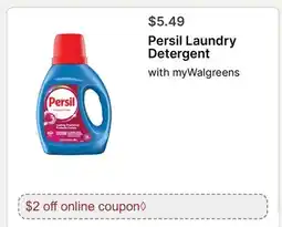 Walgreens Persil Laundry Detergent offer