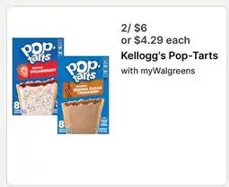 Walgreens Kellogg's Pop-Tarts offer