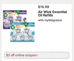 Walgreens Air Wick Essential Oil Refills offer