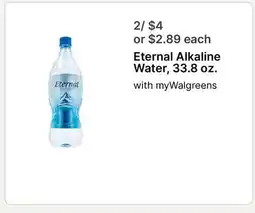 Walgreens Eternal Alkaline Water offer