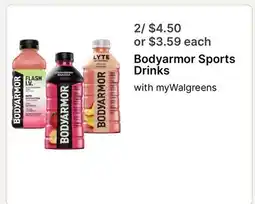 Walgreens Bodyarmor Sports Drinks offer