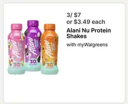 Walgreens Alani Nu Protein Shakes offer