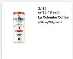 Walgreens La Colombe Coffee offer
