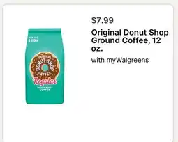 Walgreens Original Donut Shop Ground Coffee, 12 oz offer