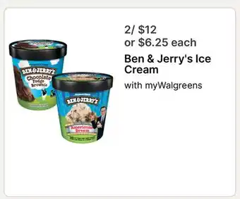 Walgreens Ben & Jerry's Ice Cream offer