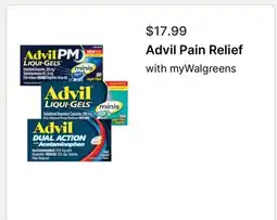 Walgreens Advil Pain Relief offer