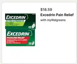 Walgreens Excedrin Pain Relief offer