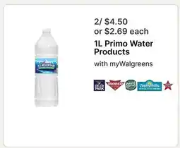 Walgreens Primo Water Products offer