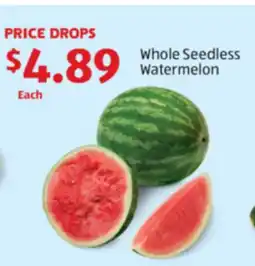 Aldi Whole Seedless Watermelon offer