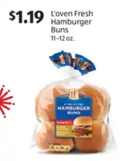 Aldi L'oven Fresh Hamburger Buns offer