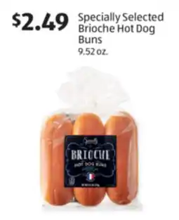 Aldi Specially Selected Brioche Hot Dog Buns offer
