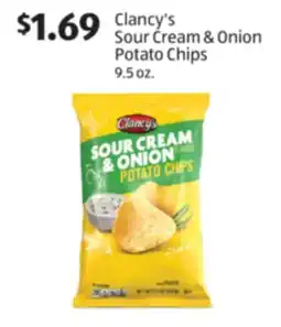 Aldi Clancy's Sour Cream & Onion Potato Chips offer