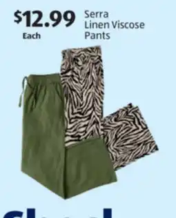 Aldi Serra Linen Viscose Pants offer