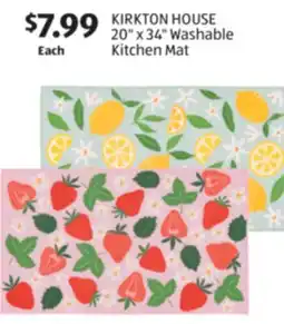 Aldi KIRKTON HOUSE 20 x 34 Washable Kitchen Mat offer