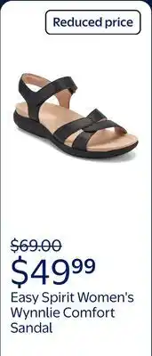 Walmart Easy Spirit Women's Wynnlie Comfort Sandal offer