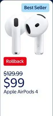 Walmart Apple AirPods 4 offer