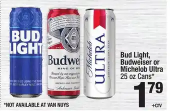 Super King Markets Bud Light, Budweiser or Michelob Ultra offer