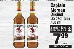 Super King Markets Captain Morgan Original Spiced Rum offer