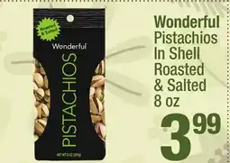 Super King Markets Wonderful Pistachios In Shell Roasted & Salted offer
