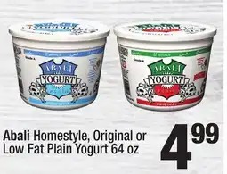 Super King Markets Abali Homestyle, Original or Low Fat Plain Yogurt offer
