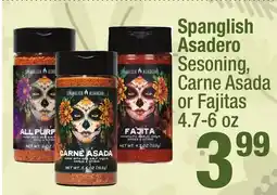 Super King Markets Spanglish Asadero Sesoning, Carne Asada or Fajitas offer